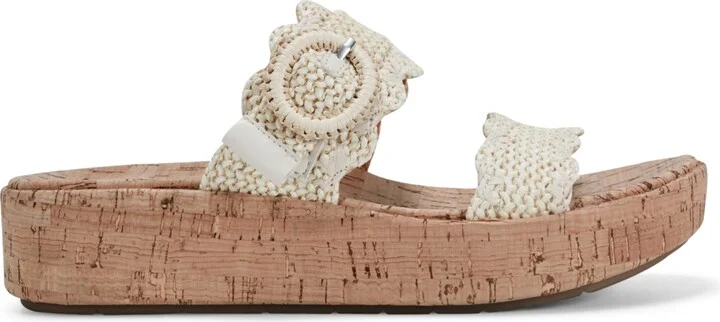 Earth Women's Subtle Woven Slip-On Platform Sandals - Image 11