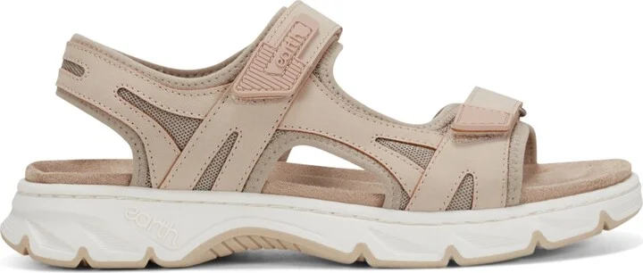 Earth Women's Venny Banded Sporty Flat Sandals - Light Natural/Taupe - Image 2