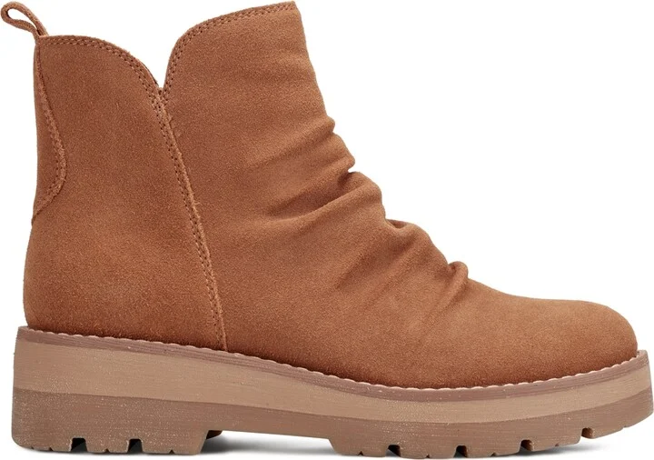 Earth Women's Yonder Waterproof Ruched Lug Sole Booties - Image 2