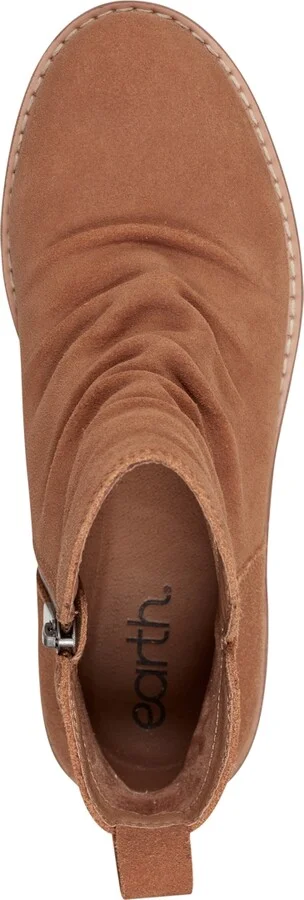 Earth Women's Yonder Waterproof Ruched Lug Sole Booties - Image 4