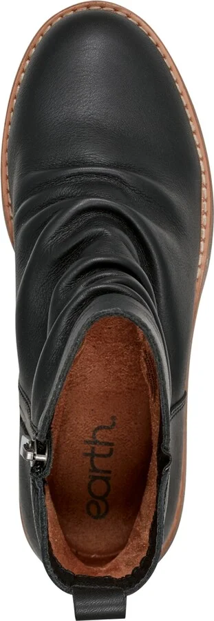 Earth Women's Yonder Waterproof Ruched Lug Sole Booties - Image 8
