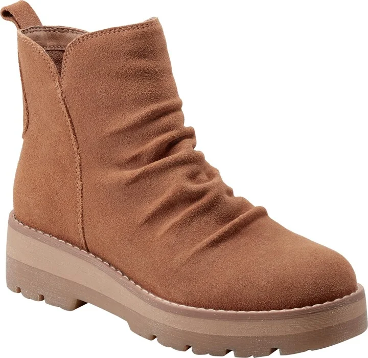 Earth® Yonder Women's Waterproof Casual Booties. Light Brown 230