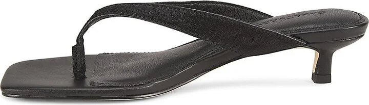 Ease 40MM Leather & Calf Fur Sandals - Image 4