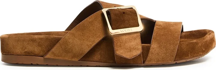 Ease Buckle slide in suede - Image 2