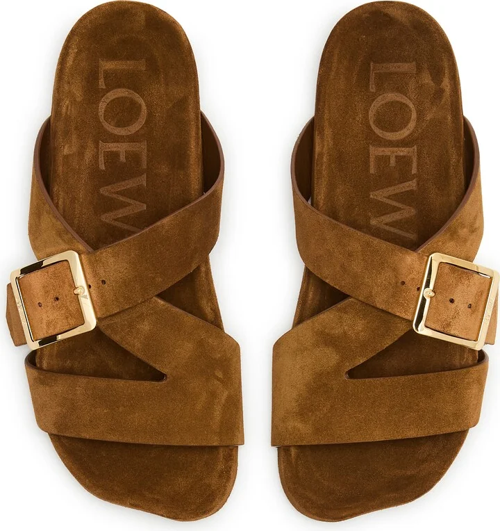 Ease Buckle slide in suede - Image 5