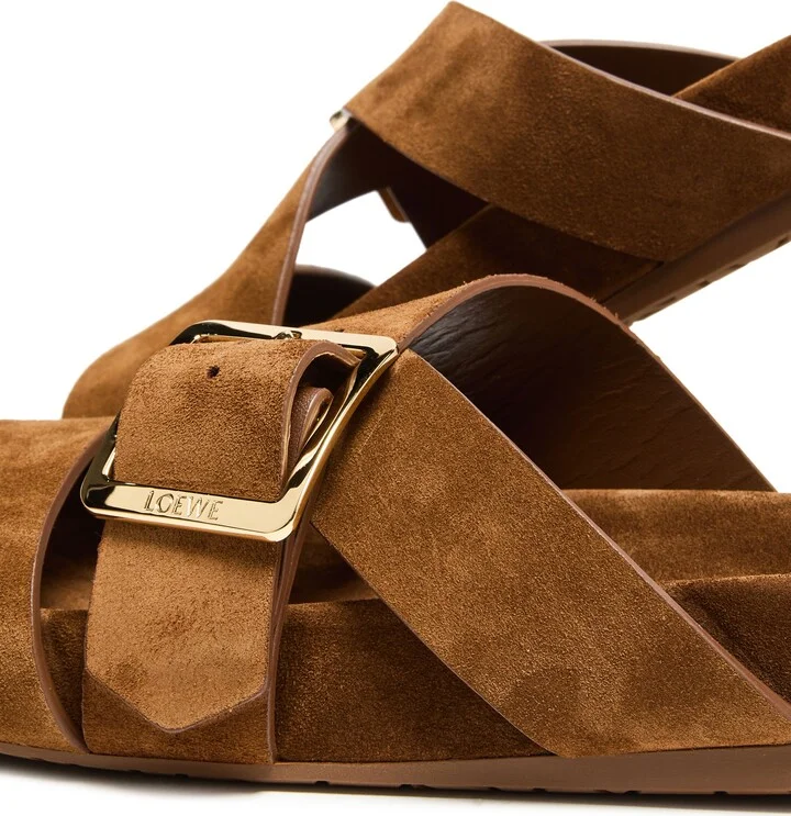 Ease Buckle slide in suede - Image 7