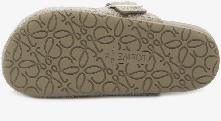 Ease Buckle Suede Mules - Image 3