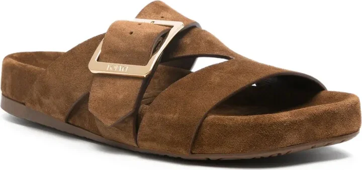 Ease Buckle suede sandals - Image 2