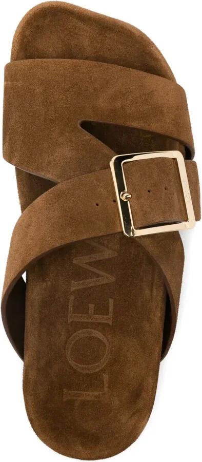 Ease Buckle suede sandals - Image 4