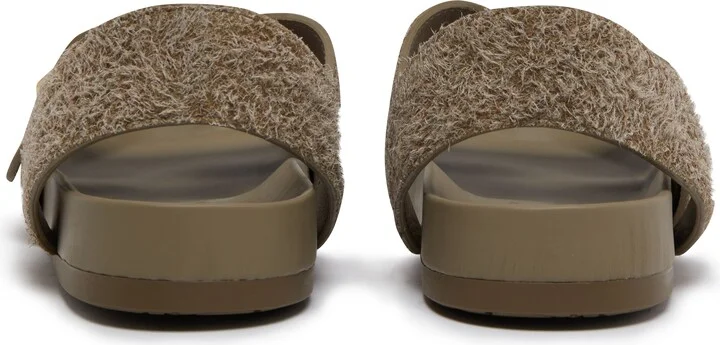 Ease in brushed suede flat sandals - Image 4