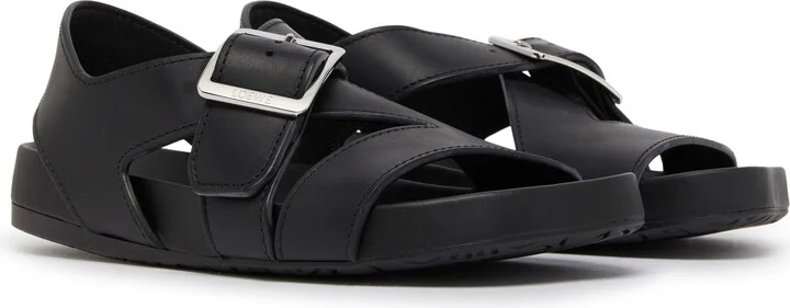 Ease in brushed suede heel sandals - Image 3