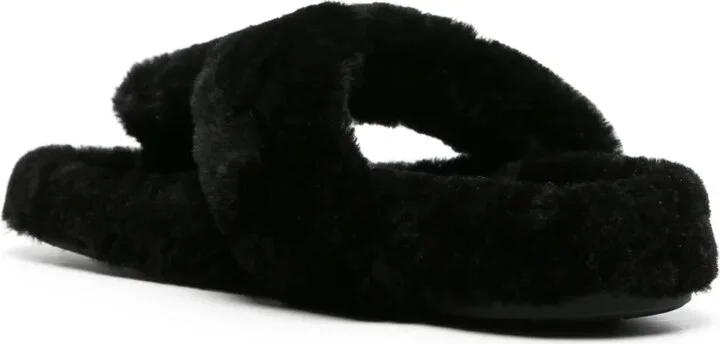 Ease shearling flip flops - Image 3