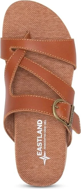 Eastland 1955 Edition Bar Harbor Women's Sandals Tan : 6 B - Medium, Leather - Image 2