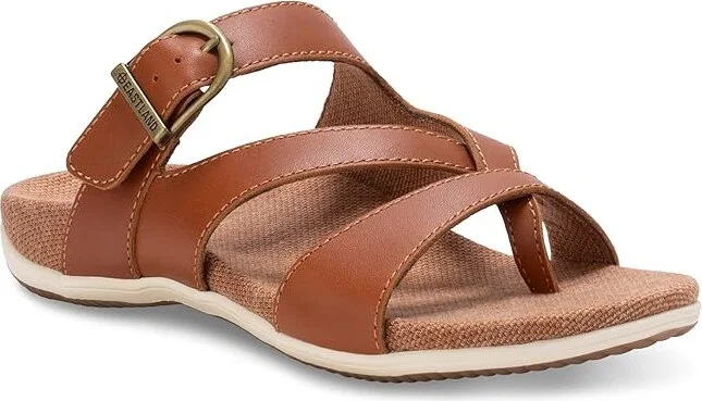 Eastland 1955 Edition Bar Harbor Women's Sandals Tan : 6 B - Medium, Leather - Image 5