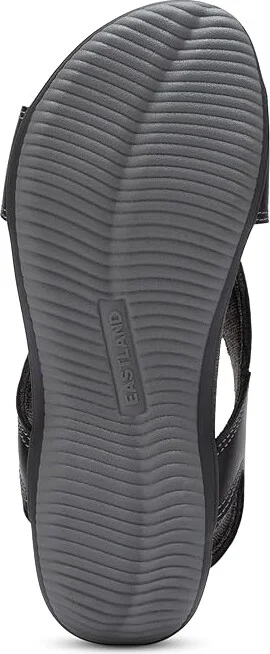 Eastland 1955 Edition Coastal Women's Sandals Black : 6 B - Medium, Leather - Image 3