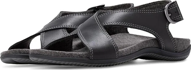 Eastland 1955 Edition Coastal Women's Sandals Black : 6 B - Medium, Leather