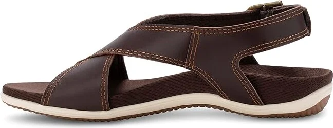 Eastland 1955 Edition Coastal Women's Sandals Brown : 9 B - Medium, Leather - Image 4