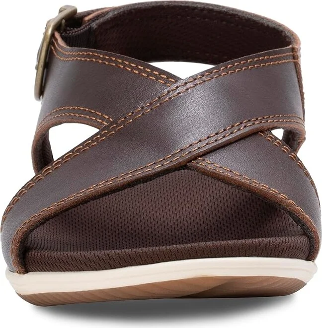 Eastland 1955 Edition Coastal Women's Sandals Brown : 9 B - Medium, Leather - Image 5