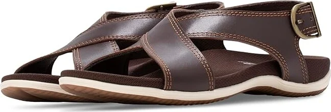 Eastland 1955 Edition Coastal Women's Sandals Brown : 9 B - Medium, Leather