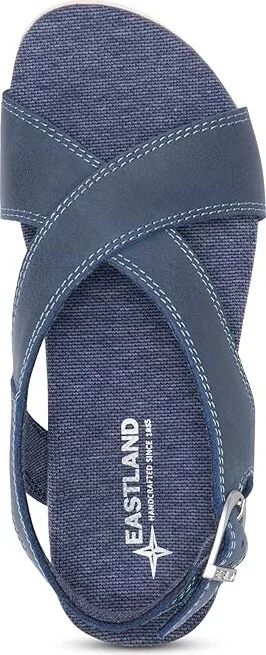 Eastland 1955 Edition Coastal Women's Sandals Navy : 10 B - Medium, Leather - Image 2