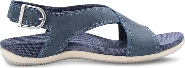 Eastland 1955 Edition Coastal Women's Sandals Navy : 10 B - Medium, Leather - Image 6