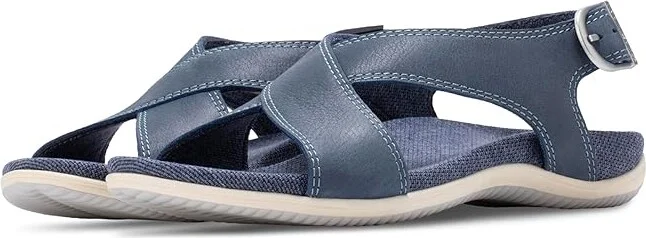 Eastland 1955 Edition Coastal Women's Sandals Navy : 10 B - Medium, Leather