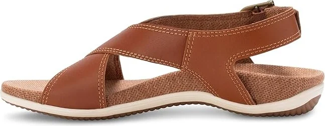 Eastland 1955 Edition Coastal Women's Sandals Tan : 6 B - Medium, Leather - Image 4