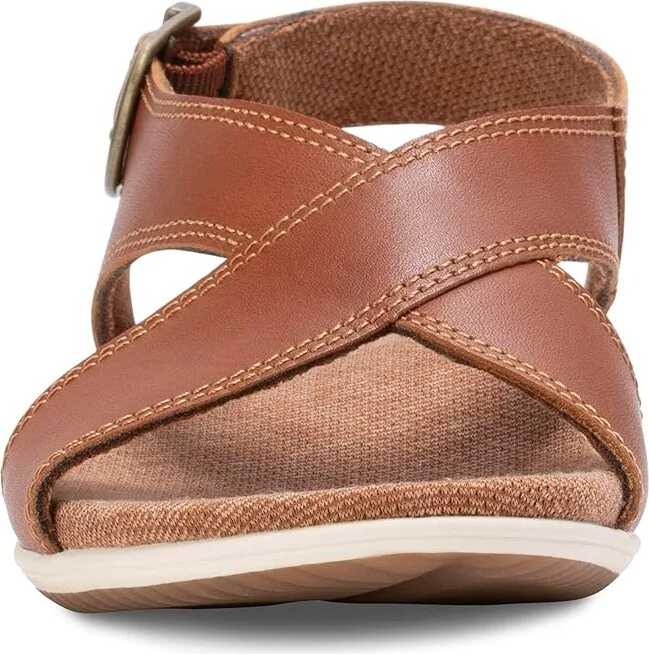 Eastland 1955 Edition Coastal Women's Sandals Tan : 6 B - Medium, Leather - Image 5