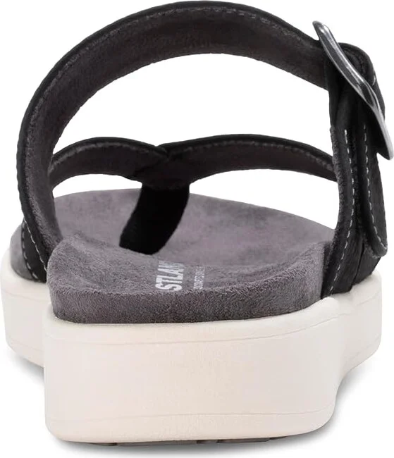 Eastland 1955 Edition Commonwealth Women's Sandals Black : 8 B - Medium, Leather/Suede - Image 4