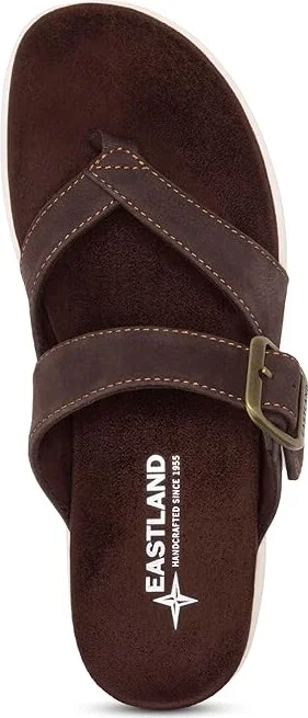 Eastland 1955 Edition Commonwealth Women's Sandals Brown : 9 B - Medium, Leather/Suede - Image 2