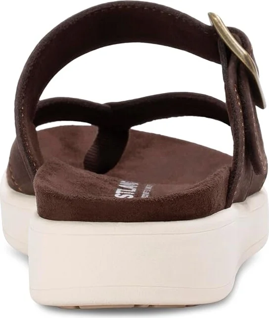 Eastland 1955 Edition Commonwealth Women's Sandals Brown : 9 B - Medium, Leather/Suede - Image 4