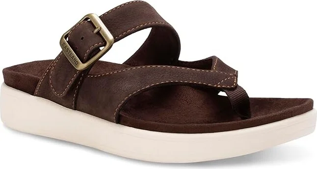 Eastland 1955 Edition Commonwealth Women's Sandals Brown : 9 B - Medium, Leather/Suede - Image 5
