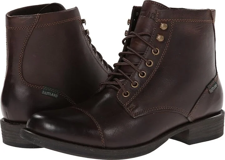 Eastland 1955 Edition High Fidelity Men's Lace-up Boots Dark Brown Leather : 8 D - Medium