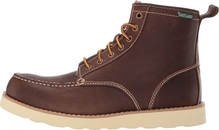 Eastland 1955 Edition Lace Up Boots Men's Lace-up Boots Shearling Lined Dark Tan : 8 D - Medium, Leather - Image 7