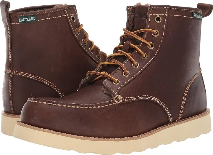 Shearling Lined Dark Tan