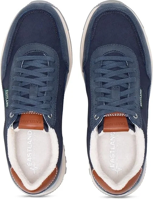 Eastland 1955 Edition Leap Jogger Women's Flat Shoes Navy : 6.5 B - Medium, Leather - Image 2