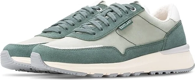 Eastland 1955 Edition Leap Jogger Women's Flat Shoes Sage Nubuc : 6.5 B - Medium, Leather