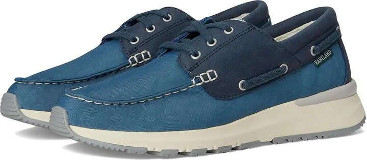 Eastland 1955 Edition Leap Trainer Women's Flat Shoes Navy : 8 B - Medium, Leather