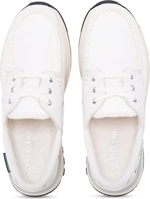 Eastland 1955 Edition Leap Trainer Women's Flat Shoes White : 7 B - Medium, Leather - Image 2