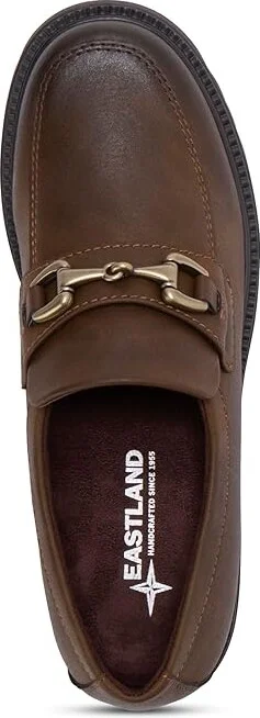 Eastland 1955 Edition Lexi Women's Flat Shoes Bomber Brown : 6 M, Synthetic - Image 2