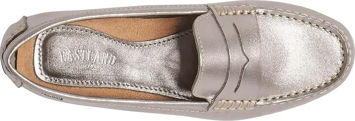 Eastland 1955 Edition Loafers Women's Shoes Silver : 6 M, Leather - Image 2