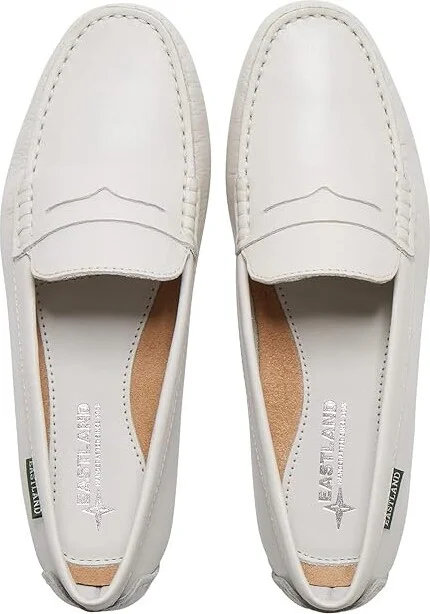 Eastland 1955 Edition Loafers Women's Shoes White 1 : 6 M, Leather - Image 2