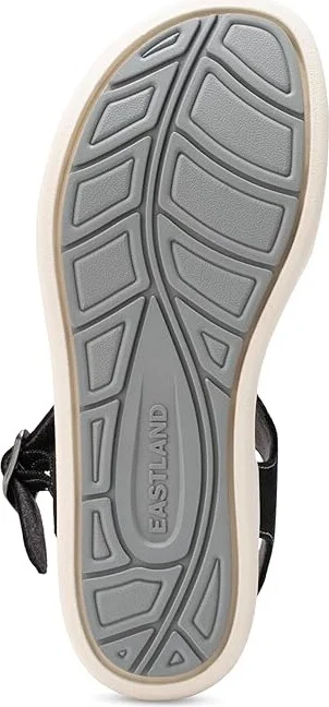 Eastland 1955 Edition Longwood Women's Sandals Black : 7 B - Medium, Leather/Suede - Image 3