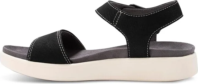 Eastland 1955 Edition Longwood Women's Sandals Black : 7 B - Medium, Leather/Suede - Image 4