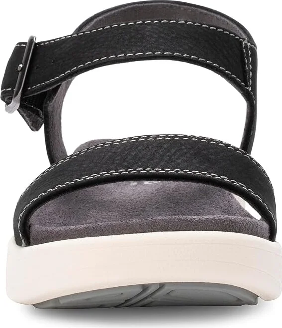 Eastland 1955 Edition Longwood Women's Sandals Black : 7 B - Medium, Leather/Suede - Image 5