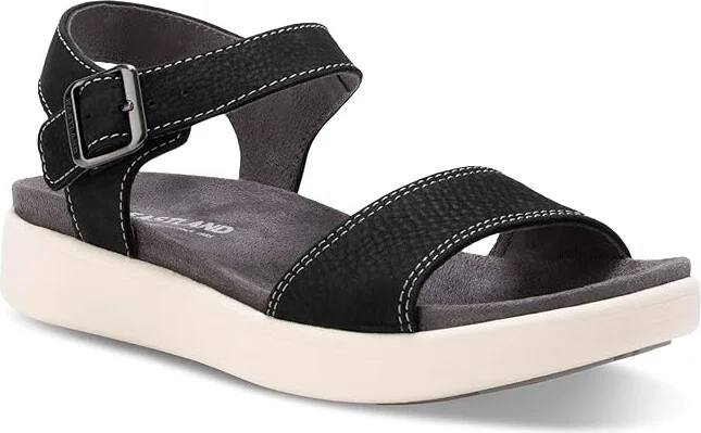 Eastland 1955 Edition Longwood Women's Sandals Black : 7 B - Medium, Leather/Suede - Image 7
