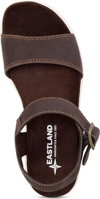 Eastland 1955 Edition Longwood Women's Sandals Brown : 7 B - Medium, Leather/Suede - Image 2