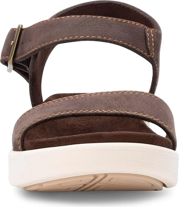 Eastland 1955 Edition Longwood Women's Sandals Brown : 7 B - Medium, Leather/Suede - Image 5