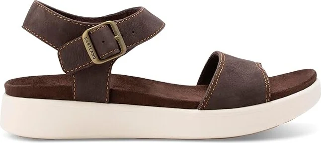 Eastland 1955 Edition Longwood Women's Sandals Brown : 7 B - Medium, Leather/Suede - Image 6