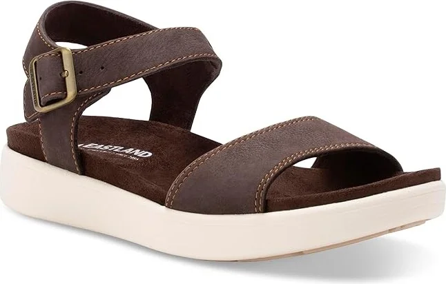 Eastland 1955 Edition Longwood Women's Sandals Brown : 7 B - Medium, Leather/Suede - Image 7